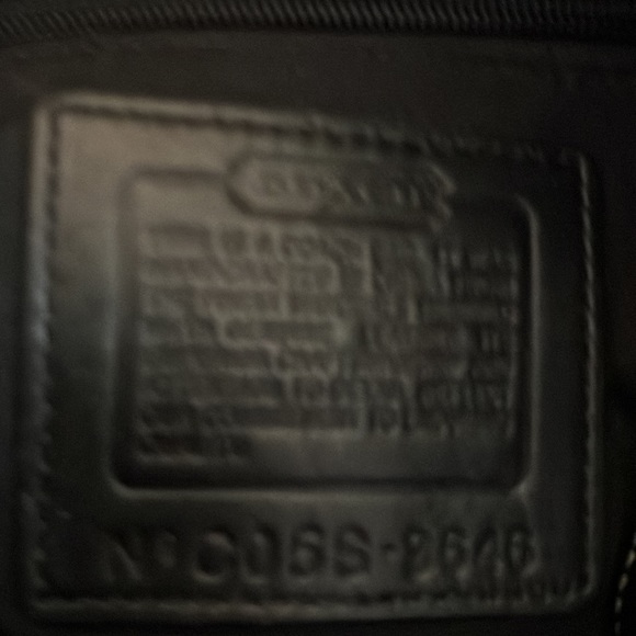 Authentic. Vintage. Leather and Black Canvas with Silver Details. - Picture 6 of 9